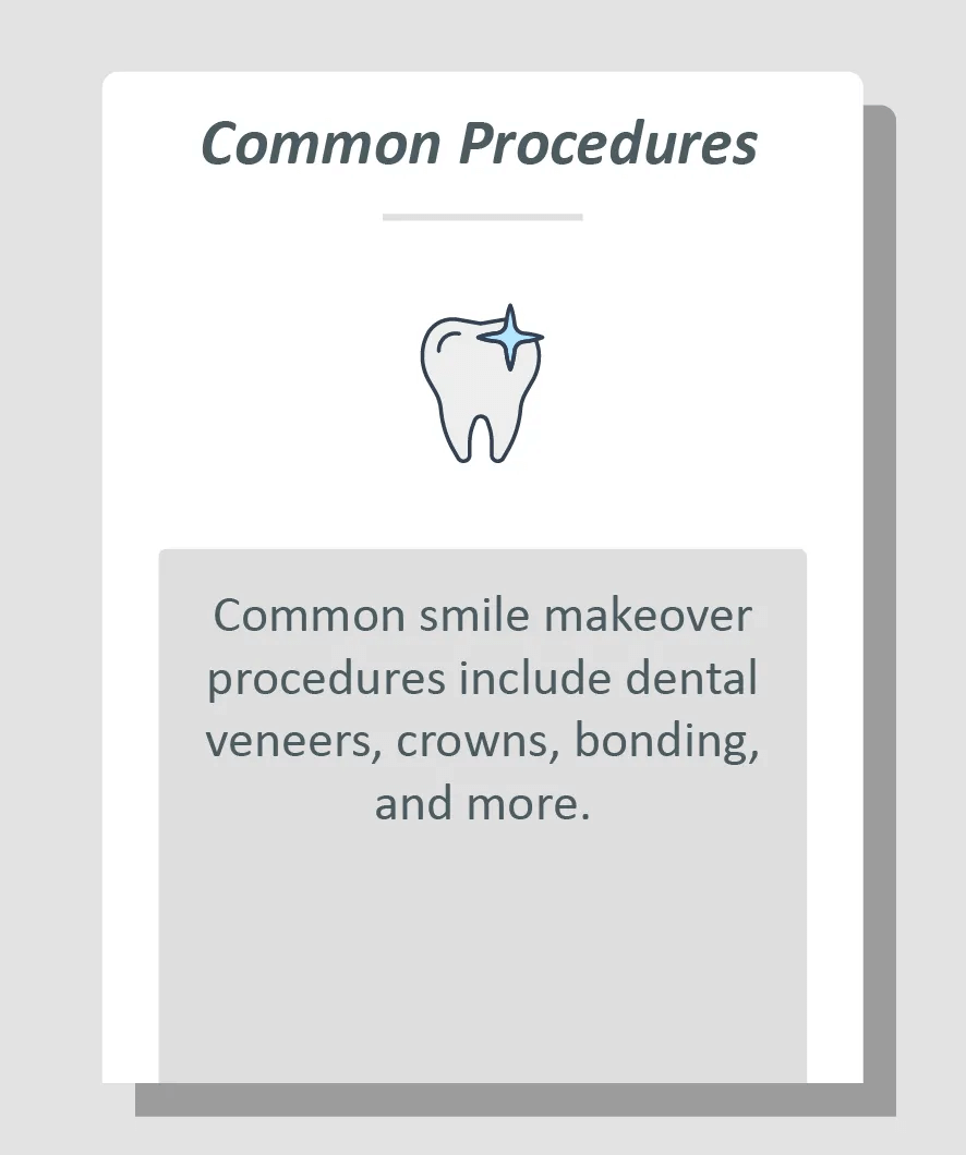 common procedure smile makeover