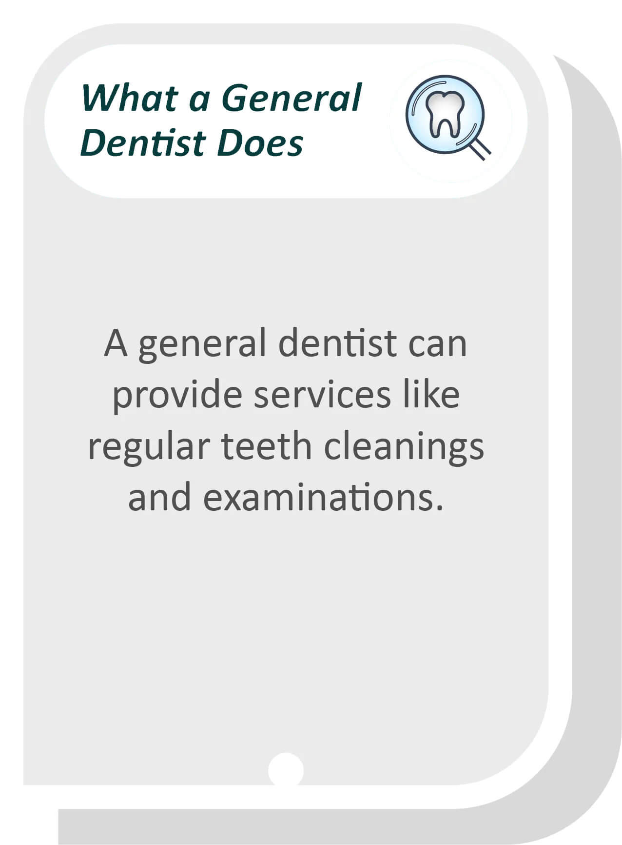 what a general dentist does