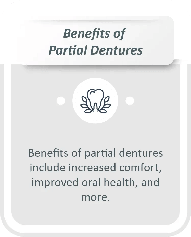 benefits of partial dentures