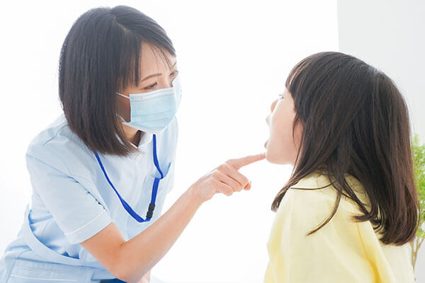 dentist and child