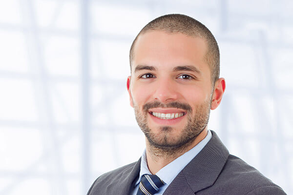 smiling man